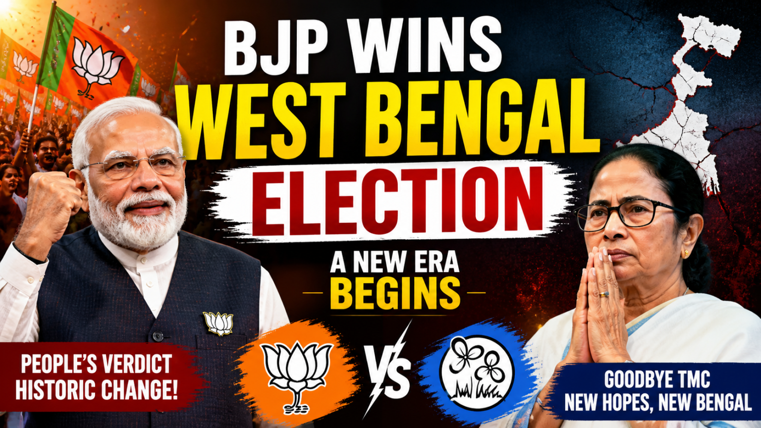 BJP wins west bengal election