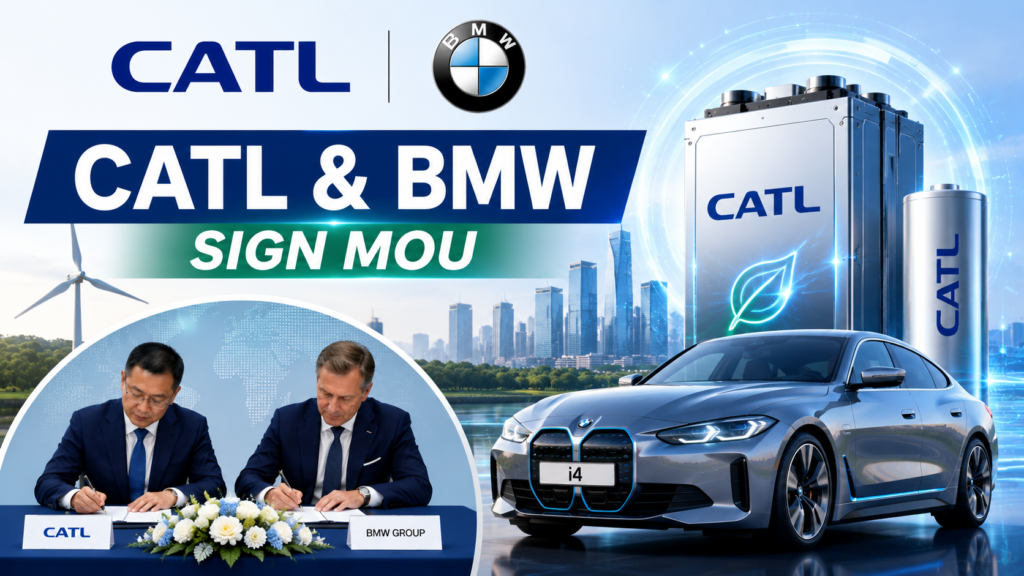 CATL and BMW Deepen Partnership with New Battery Passport and Decarbonization Agreement CATL and BMW partnership in battery Technology