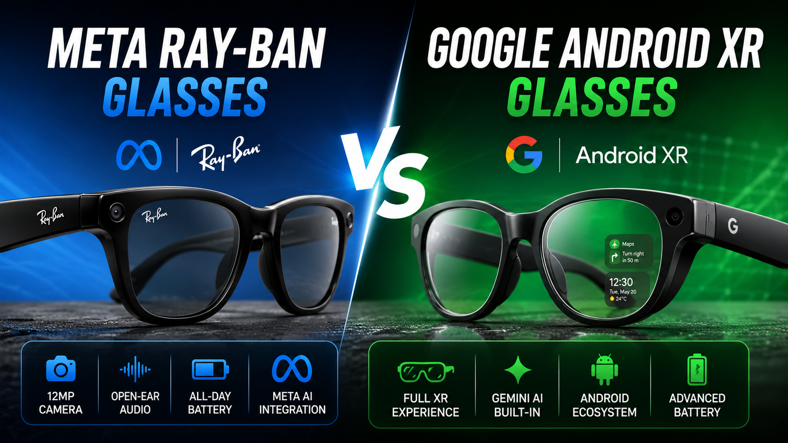 Meta Ray-Ban Glasses vs Google Android XR Glasses: 7 Powerful Differences That Will Change How You See the World in 2026